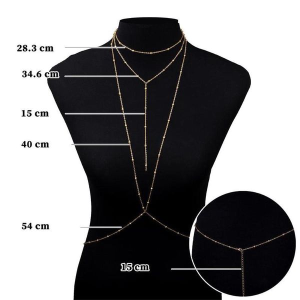 chains women's shiny rhinestone body ladies copper alloy chest chain bikini jewelry necklace, Silver
chains women's shiny rhinestone body ladies copper alloy chest chain bikini jewelry necklace, Silver