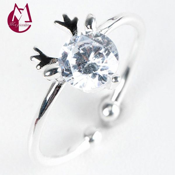 wedding rings women adjustable ring 100% real 925 sterling silver jewelry fashion lovely deer inlaid natural stones opening r09, Slivery;golden
wedding rings women adjustable ring 100% real 925 sterling silver jewelry fashion lovely deer inlaid natural stones opening r09, Slivery;golden