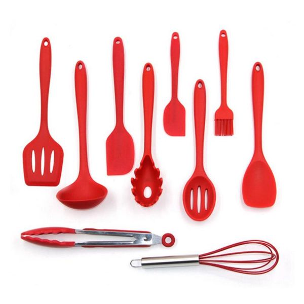 10pcs/set environmental safe silicone cooking tools practical home kitchen dinnerware tableware cooking gadgets tools
10pcs/set environmental safe silicone cooking tools practical home kitchen dinnerware tableware cooking gadgets tools