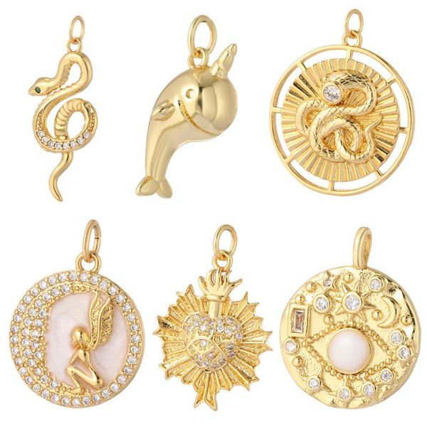 charms evil blue eye snake diy pendant necklace earring bracelet make for jewelry making gold copper inlaid zircon cz, Bronze;silver
charms evil blue eye snake diy pendant necklace earring bracelet make for jewelry making gold copper inlaid zircon cz, Bronze;silver