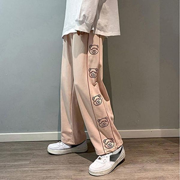 women's pants & capris casual sports pant women autumn winter korean straight loose all-match trousers sweet bear drawstring ankle band, Black;white
women's pants & capris casual sports pant women autumn winter korean straight loose all-match trousers sweet bear drawstring ankle band, Black;white