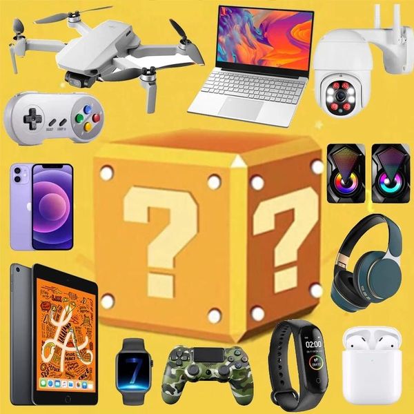 gift wrap most lucky mystery box 100% surprise high-quality electronics gamepads digital cameras novelty christmas 2022
gift wrap most lucky mystery box 100% surprise high-quality electronics gamepads digital cameras novelty christmas 2022