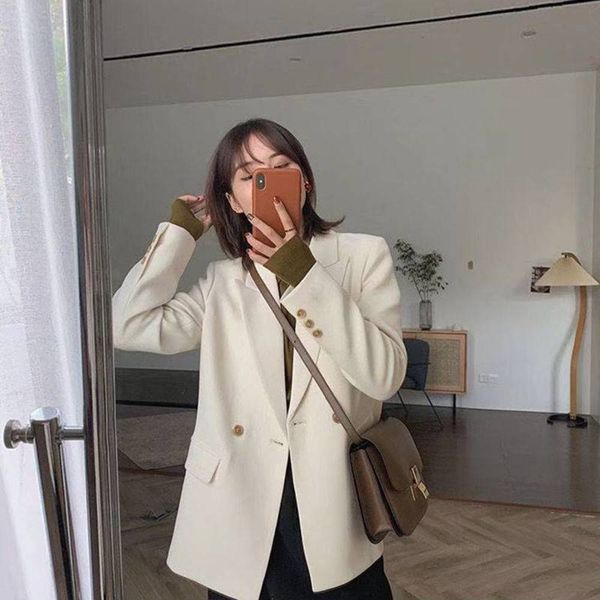 casual suit loose and versatile small man coat spring autumn style female fried street, Black;brown
casual suit loose and versatile small man coat spring autumn style female fried street, Black;brown