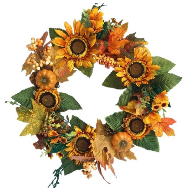 novelty items fall wreath decoration - autumn pumpkin and sunflowers for front door home halloween thanksgiveing
novelty items fall wreath decoration - autumn pumpkin and sunflowers for front door home halloween thanksgiveing