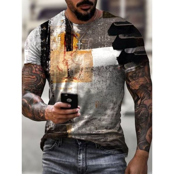 multicolor mixed printing men's 3d printed t-shirt visual impact party punk gothic round neck american muscle short sleeves, White;black
multicolor mixed printing men's 3d printed t-shirt visual impact party punk gothic round neck american muscle short sleeves, White;black