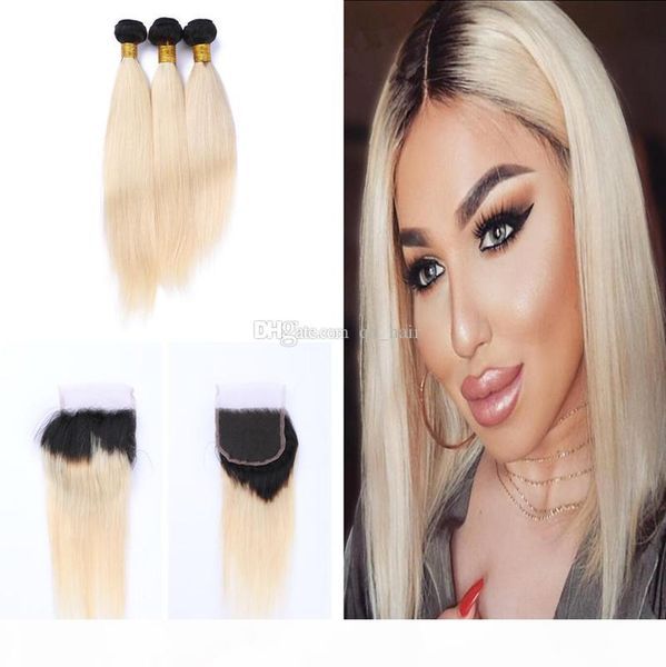 dark roots 1b 613 silky straight 3bundles with closure ombre blonde brazilian virgin hair 3bundles with lace closure, Black
dark roots 1b 613 silky straight 3bundles with closure ombre blonde brazilian virgin hair 3bundles with lace closure, Black