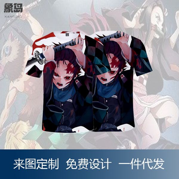 new ghost blade short sleeve men's 3d digital printed round neck t-shirt, White;black
new ghost blade short sleeve men's 3d digital printed round neck t-shirt, White;black