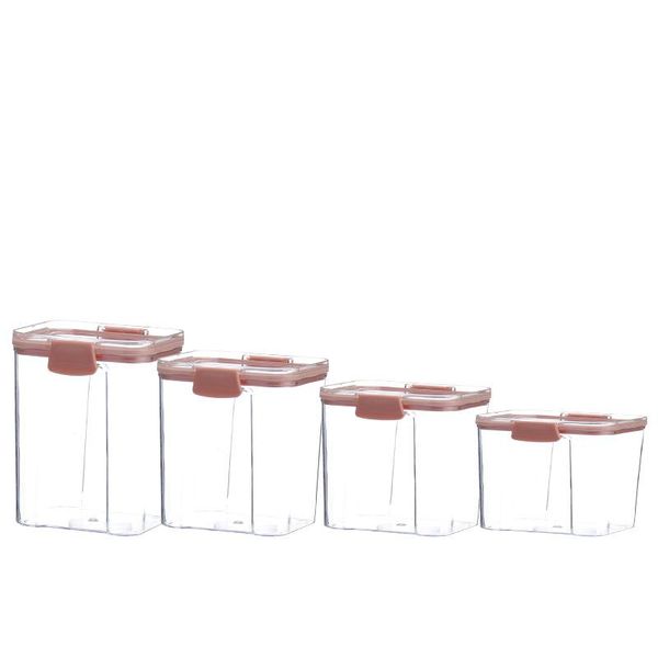 storage bottles & jars 4 pcs transparent kitchen jar sealed cereals coffee food set
storage bottles & jars 4 pcs transparent kitchen jar sealed cereals coffee food set