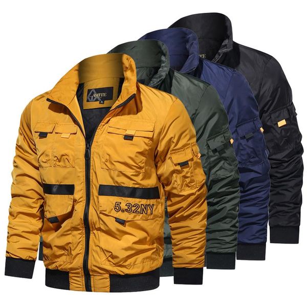 men's jackets windbreaker jacket men 2021 multi pockets bomber military mens casual flight coat autumn fashion zipper baseball, Black;brown
men's jackets windbreaker jacket men 2021 multi pockets bomber military mens casual flight coat autumn fashion zipper baseball, Black;brown