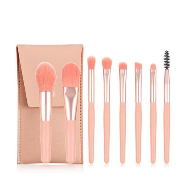 makeup brushes 8 pcs mini travel portable beauty tool synthetic fiber bristles comfortable brush with bag
makeup brushes 8 pcs mini travel portable beauty tool synthetic fiber bristles comfortable brush with bag