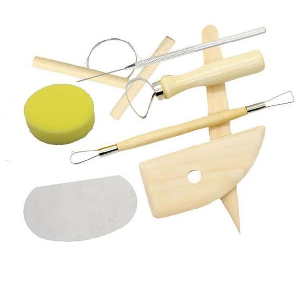 dhl 100set practical /set wooden handle pottery tools stainless steel pottery ceramics clay sculpture modelling kit wholesale
dhl 100set practical /set wooden handle pottery tools stainless steel pottery ceramics clay sculpture modelling kit wholesale