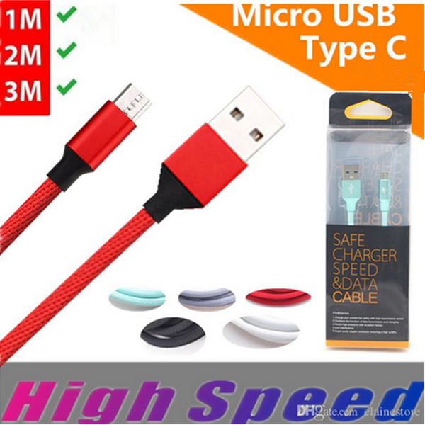 type c cable fast speed micro v8 fabric braided aluminum metal cables for samsung s7 s8 s9 note 8 htc android phone with retail package
type c cable fast speed micro v8 fabric braided aluminum metal cables for samsung s7 s8 s9 note 8 htc android phone with retail package
