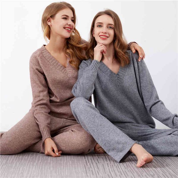 women's two piece pants colorfaith autumn winter women sets 2 pieces v-neck sweater 39inches long knitwear warm tracksuit suits ws1215j, White
women's two piece pants colorfaith autumn winter women sets 2 pieces v-neck sweater 39inches long knitwear warm tracksuit suits ws1215j, White