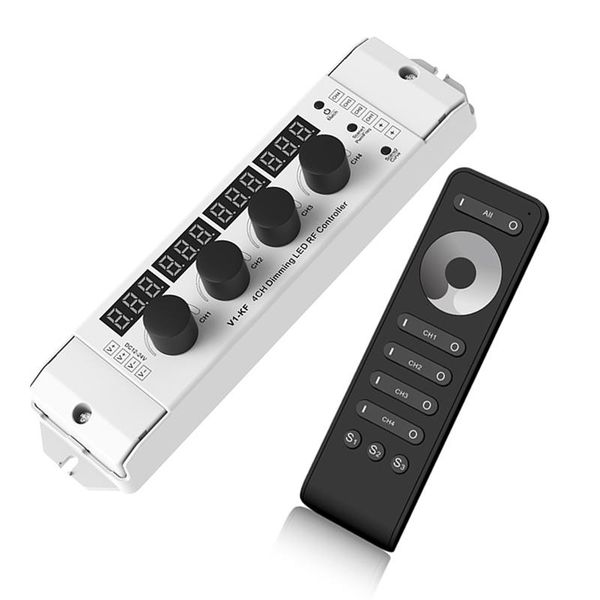 led strip dimmer rf wireless remote 12v 24v 4*4a onumeric display 4 channel dim 250/500/2000/8000hz selectable pwm frequency
led strip dimmer rf wireless remote 12v 24v 4*4a onumeric display 4 channel dim 250/500/2000/8000hz selectable pwm frequency