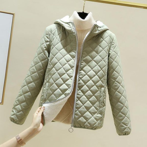 women's jackets lamb down jacket women short coat 2021 autumn winter simple outerwear plus velvet thicken cotton clothes overcoat femal, Black;brown
women's jackets lamb down jacket women short coat 2021 autumn winter simple outerwear plus velvet thicken cotton clothes overcoat femal, Black;brown
