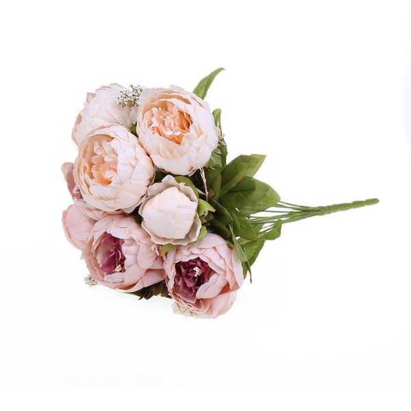 decorative flowers & wreaths 13 heads artificial silk peony bouquet bridal wedding party home office el decoration
decorative flowers & wreaths 13 heads artificial silk peony bouquet bridal wedding party home office el decoration