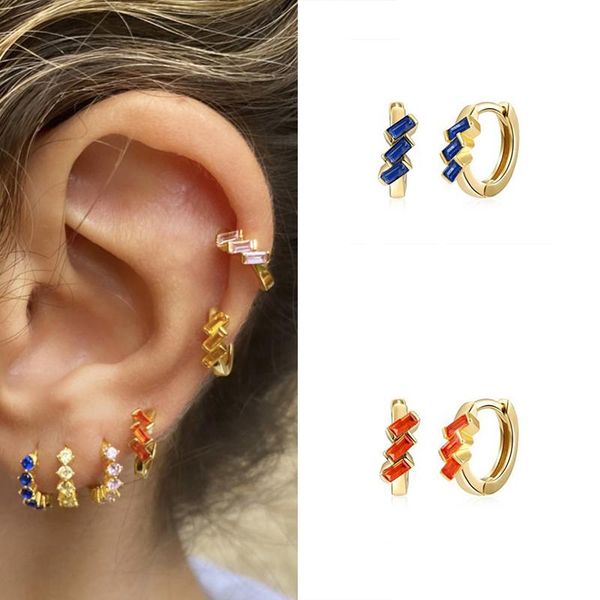 hoop & huggie 925 silver earrings for women temperament geometric crystal girl party gifts trendy jewelry, Golden;silver
hoop & huggie 925 silver earrings for women temperament geometric crystal girl party gifts trendy jewelry, Golden;silver