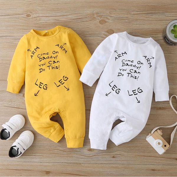 jumpsuits baby boys girls romper cotton long sleeve letter "comeondaddy youcandothis" jumpsuit infant clothing born fall clothes, Blue
jumpsuits baby boys girls romper cotton long sleeve letter "comeondaddy youcandothis" jumpsuit infant clothing born fall clothes, Blue