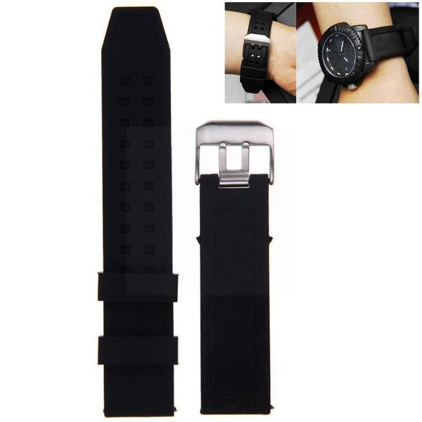 watch bands soft silicone rubber strap 23mm military diving sports band bracelet for accessories z4h2, Black;brown
watch bands soft silicone rubber strap 23mm military diving sports band bracelet for accessories z4h2, Black;brown
