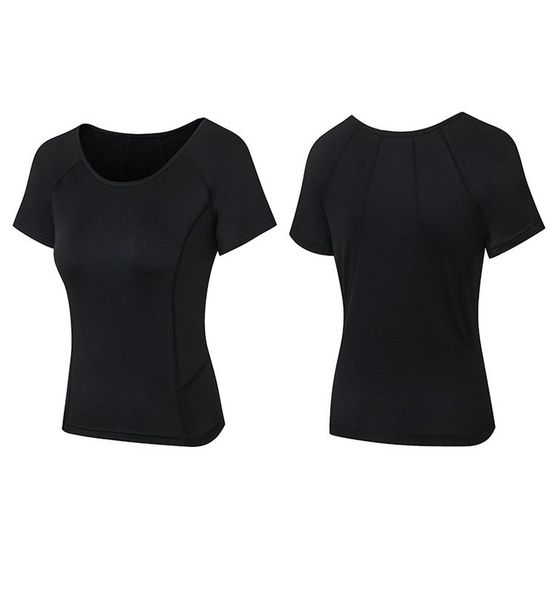 women sport training short shirts yoga clothes running fitness workout t-shirt fitness quick-drying female gym sports, White
women sport training short shirts yoga clothes running fitness workout t-shirt fitness quick-drying female gym sports, White