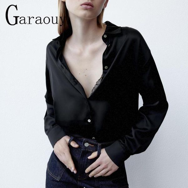 women's blouses & shirts garaouy 2021 spring animal print leopard black vintage shirt women long sleeve feminine casual blouse, White
women's blouses & shirts garaouy 2021 spring animal print leopard black vintage shirt women long sleeve feminine casual blouse, White