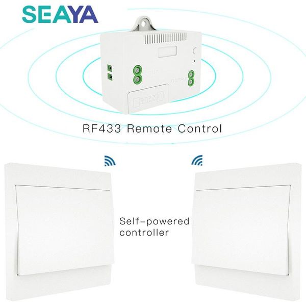 smart home control seaya rf433 wireless switch no battery remote wall light needed panel transmitter self powered wiring
smart home control seaya rf433 wireless switch no battery remote wall light needed panel transmitter self powered wiring