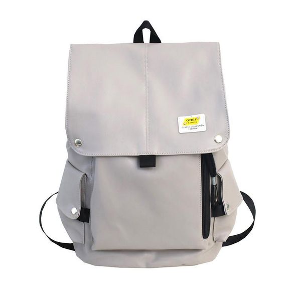 backpack tide brand men and women bag pu leather fashion trend large capacity travel campus college student schoolbag
backpack tide brand men and women bag pu leather fashion trend large capacity travel campus college student schoolbag
