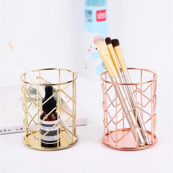 1pcs rose gold home desk stationery decor pen pencil pot holder container organizer makeup brush tube #t2p
1pcs rose gold home desk stationery decor pen pencil pot holder container organizer makeup brush tube #t2p