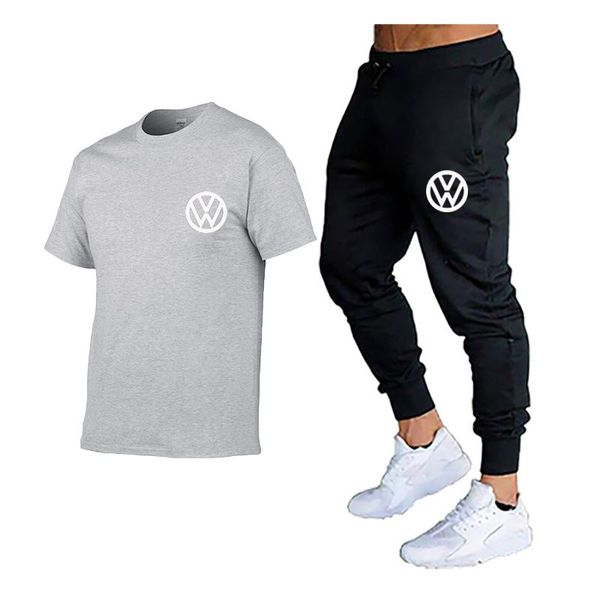 men's tracksuits 2021 quality fashion two-piece suit t-shirt + casual pants, sports print jogging sportswear, Gray
men's tracksuits 2021 quality fashion two-piece suit t-shirt + casual pants, sports print jogging sportswear, Gray
