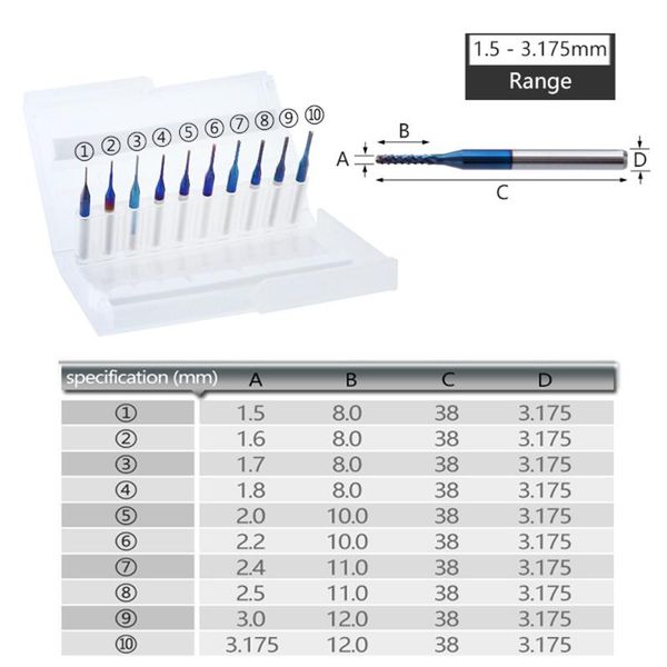 professional drill bits plate edges end mill pcb cnc mold carving carbide plastic tools rotary
professional drill bits plate edges end mill pcb cnc mold carving carbide plastic tools rotary