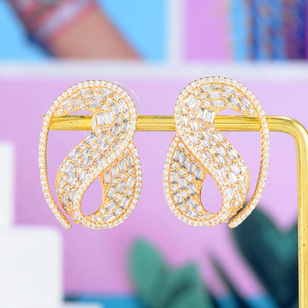 stud blachette fashion trendy bohemia shinning earrings for women bridal wedding engagement shiny charm ladies daily party jewelry, Golden;silver
stud blachette fashion trendy bohemia shinning earrings for women bridal wedding engagement shiny charm ladies daily party jewelry, Golden;silver