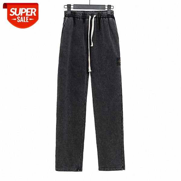 four wang men and women wash water trousers straight leg embroidery flow elastic waist couple #c51y, Blue
four wang men and women wash water trousers straight leg embroidery flow elastic waist couple #c51y, Blue