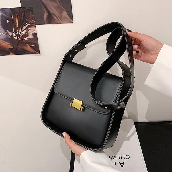 evening bags high-quality lady's flip small bag for2021summer style korean fashion shoulder strap one-shoulder messenger square