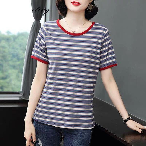 women's t-shirt 2021 summer t shirt woman short sleeve o neck loose korean style plus size women shirts, White
women's t-shirt 2021 summer t shirt woman short sleeve o neck loose korean style plus size women shirts, White