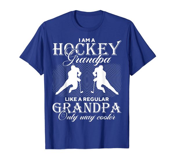 i am a hockey grandpa - only way cooler funny gift t-shirt, White;black
i am a hockey grandpa - only way cooler funny gift t-shirt, White;black