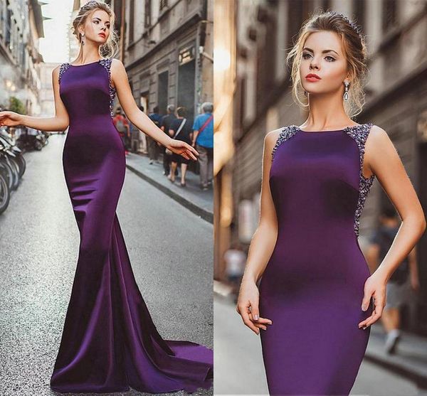 2021 purple fashion satin prom gowns vestido de noiva elegant evening party es new illusion back ulbv, White;pink
2021 purple fashion satin prom gowns vestido de noiva elegant evening party es new illusion back ulbv, White;pink