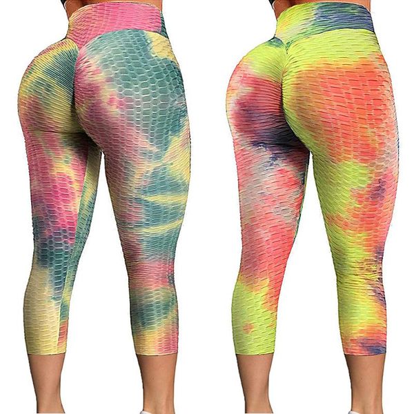 yoga pants tie dye leggings sport women fitness gym tights running women capri pants 3/4 high waist sport textured legging, White;red
yoga pants tie dye leggings sport women fitness gym tights running women capri pants 3/4 high waist sport textured legging, White;red