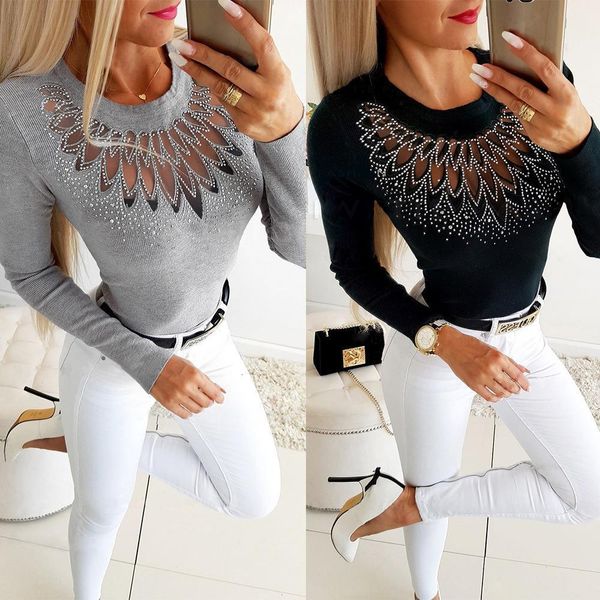 womens o neck korean long sleeve shirts spring fashion work office v neck bodycon mesh black blouses female autumn 2021, White
womens o neck korean long sleeve shirts spring fashion work office v neck bodycon mesh black blouses female autumn 2021, White