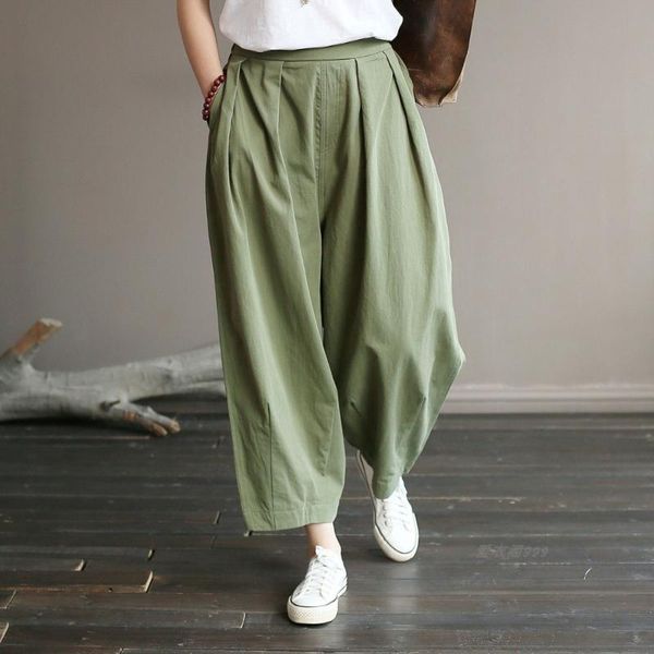 women's pants & capris nefeilike women autumn cotton elastic waist trouser 2021 fall solid color loose casual full length straight, Black;white
women's pants & capris nefeilike women autumn cotton elastic waist trouser 2021 fall solid color loose casual full length straight, Black;white