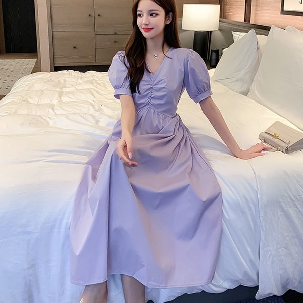 2021 new women elegant drawstring v-neck long es sleeve korean casual solid vestidos summer a-line robe femme rdle, Black;gray
2021 new women elegant drawstring v-neck long es sleeve korean casual solid vestidos summer a-line robe femme rdle, Black;gray
