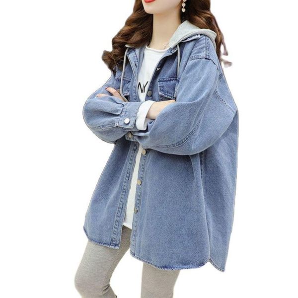women's jackets streetwear style denim jacket coat hooded bf jeans outwear female spring autumn casual loose cowboy befree, Black;brown
women's jackets streetwear style denim jacket coat hooded bf jeans outwear female spring autumn casual loose cowboy befree, Black;brown