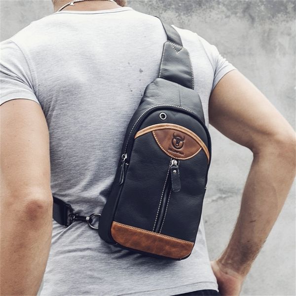 the first ag leather layer fan-shaped color contrast men's multifunctional leather shoulder strap chest bag in 2019
the first ag leather layer fan-shaped color contrast men's multifunctional leather shoulder strap chest bag in 2019