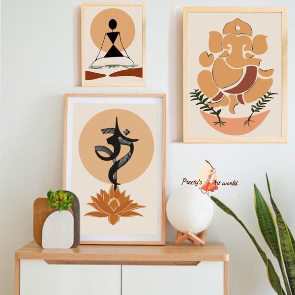 paintings ganesha om wall décor art prints buddha meditation chakra yoga sports for living room bedroom unframed
paintings ganesha om wall décor art prints buddha meditation chakra yoga sports for living room bedroom unframed