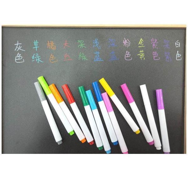 12 pcs color erasable liquid chalk pen white board art marker pen whiteboard glass ceramics school art marker qyldoi
12 pcs color erasable liquid chalk pen white board art marker pen whiteboard glass ceramics school art marker qyldoi
