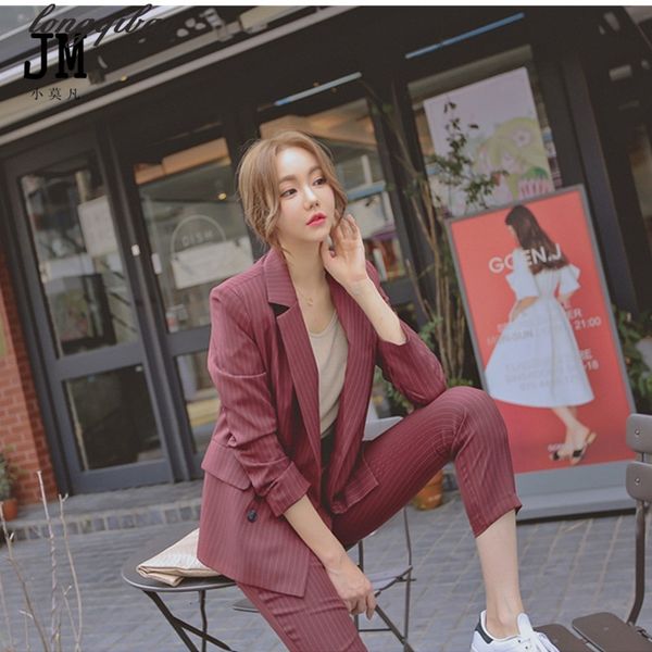 spring and autumn new korean version of the loose striped woman jacket + leisure pants tornozelo-length two pieces/sets tb7523 lhkn, Gray
spring and autumn new korean version of the loose striped woman jacket + leisure pants tornozelo-length two pieces/sets tb7523 lhkn, Gray