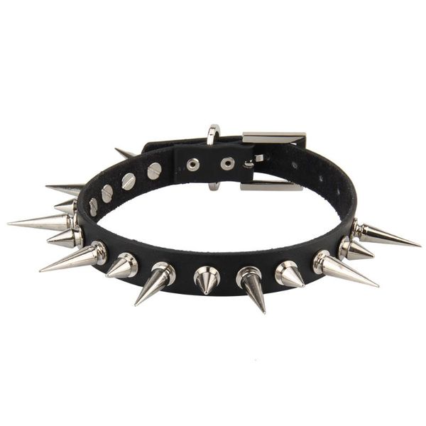 punk spiked choker collar with spikes rivets women men emo studded chocker necklace goth jewelry, Golden;silver
punk spiked choker collar with spikes rivets women men emo studded chocker necklace goth jewelry, Golden;silver
