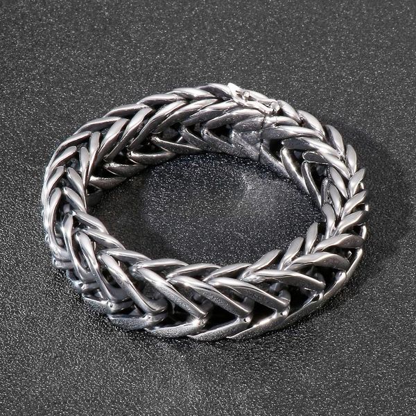 charm bracelets fashion punk vintage 17mm personality men's polished 316l stainless steel shiny bracelet jewelry for man, Golden;silver
charm bracelets fashion punk vintage 17mm personality men's polished 316l stainless steel shiny bracelet jewelry for man, Golden;silver