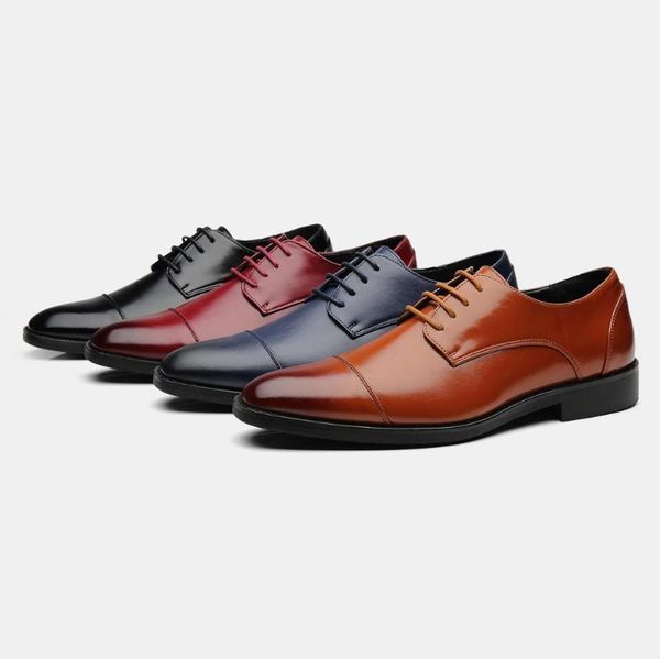 dress shoes men wedding classic luxury autumn brand social office elgant formal leather, Black
dress shoes men wedding classic luxury autumn brand social office elgant formal leather, Black