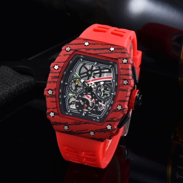 wristwatches casual sport watch for men rm quartz wristwatch man's clock fashion chronograph silicone band, Slivery;brown
wristwatches casual sport watch for men rm quartz wristwatch man's clock fashion chronograph silicone band, Slivery;brown