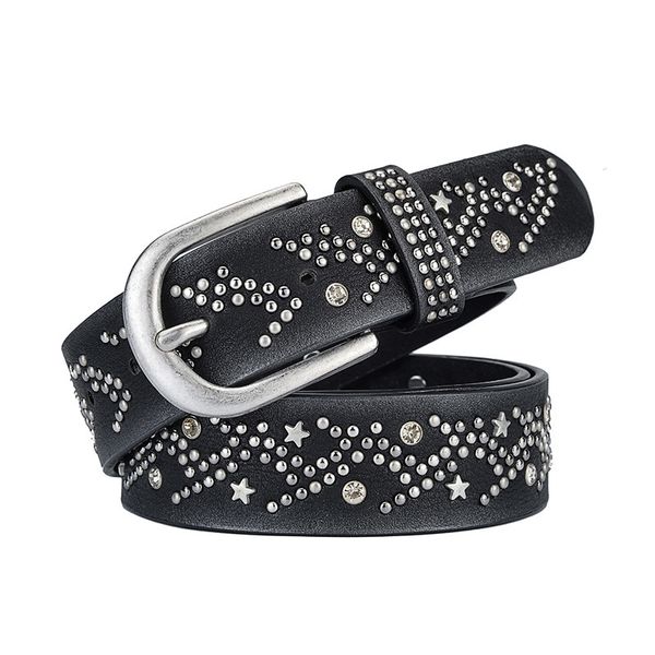 2021 new split + pu rivet inlay stars for fashion pin buckle waist women belts luxury brands leather belt female 6pos, Black;brown
2021 new split + pu rivet inlay stars for fashion pin buckle waist women belts luxury brands leather belt female 6pos, Black;brown